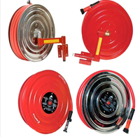Tuyau d'incendie flexible en PVC rouge de classe A OEM JPS pour dérouleur, 3/4''