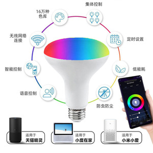 Venta Directa de Fábrica de Lámparas Inteligentes Par con Función de Atenuación, Ajuste de Color, Control por Voz, Graffiti, Wifi y <span class=keywords><strong>Bombillas</strong></span> Br30 - Product Image 2
