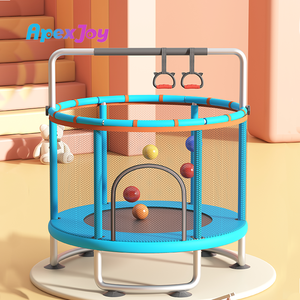 Trampolín Interior y Exterior para Niños, Cama Elástica Segura con Red de Seguridad y Aro de Baloncesto, Equipo de Juego para Niños y Niñas en Oferta para Diversión Familiar - Product Image 4