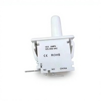 Interrupteur de commande de porte de cabinet de désinfection de réfrigérateur, normalement ouvert, normalement fermé, interrupteur lumineux rétractable 125-250V 16A 220V