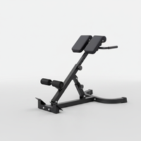 Chaise romaine pliable multifonctionnelle en acier Lingxi, banc d'hyperextension réglable, machine d'extension dorsale, entraîneur de gainage sécurisé