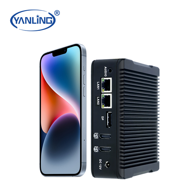 J3160 Quad Core Fanless Mini PC Triple Display Mini Desktop PC DR3 Mini Computer