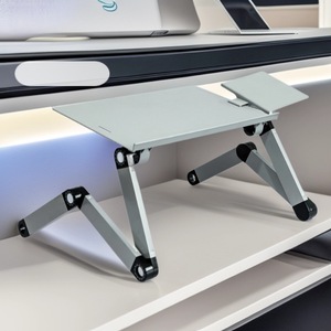 Support pour ordinateur portable en alliage d'aluminium T8, table de lit réglable en hauteur avec dissipation thermique pour une utilisation à domicile ou au bureau - Product Image 1