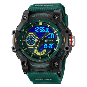 Nuovo <span class=keywords><strong>Orologio</strong></span> STRYVE da <span class=keywords><strong>Uomo</strong></span> Digitale a LED <span class=keywords><strong>Bianco</strong></span> Trasparente Fashion Cool Sportivo da Esterno Impermeabile e Resistente agli Urti 8029 - Product Image 2