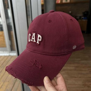 Gorra de Béisbol Unisex de Qingdao, de Algodón, con Protección Solar, Bordado Desgastado, Diseño con Alfabeto Inglés, para Verano - Product Image 5