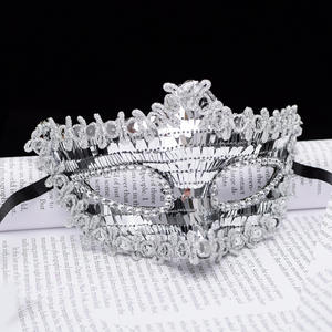 Mode <span class=keywords><strong>Prom</strong></span> Party Eyemask Kant Halloween Feestmasker Decoratie Rekwisieten Thema Evenement Vrouwen Bal Masker Make-Up Bal Masker - Product Image 2