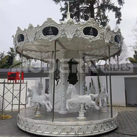 Vente à Chaud 8 Places Autre Parc d'attractions Manèges Parc des Expositions Blanc Merry go round Carrousel Chevaux à vendre