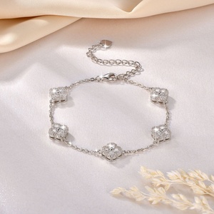 Classic Fashion Jewelry Eco-friendly Copper 14k Gold Plated Micro Pave 2.5MM VVS GRA Moissanite <b>Adjustable</b> Chain <b>Bracelet</b> - Product Image 2
