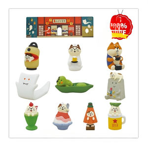 Qingh Artículos de Consumo General, Regalos de Tienda de Té con Monstruos Adorables, Shiba Inu Kappa, Artesanías de Resina Zakka, Pequeños Adornos - Product Image 3