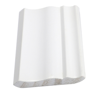 Gros en bois blanc apprêté moulure <span class=keywords><strong>corniche</strong></span> décorative LVL MDF pin plafond bois couronne moulure - Product Image 6