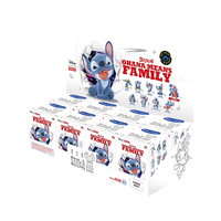 Оригинальный набор MINISO Disney: фигурки Stitch из серии «Где я повредился характером?», 8 штук, без повторов, флокированные, подарок для фанатов Лило.