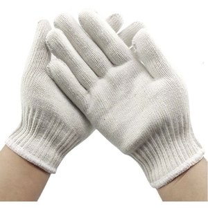 Gant de sécurité extérieur en coton polyester 10G durable, tricoté, antidérapant, anti-chaleur, anti-coupure, sans latex, avec manchette de sécurité respirante - Product Image 1