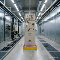 Unité de distribution annulaire intérieure professionnelle 12 kV 630 A en métal isolé solide pour connexion aux énergies renouvelables, armoire de commutation entièrement fermée