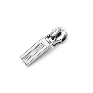 Multi Functional Metal Zipper Buckle No 3 Mesh Puller Head Chrome Plated Zinc Alloy Home DIY Bag Accessories - Product Image 1