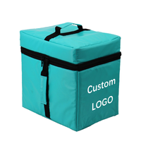 Sac de livraison de pizza en néoprène de haute qualité, imperméable, isotherme, avec fermeture éclair et lettres par sublimation, pour la livraison de repas