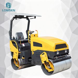 Rodillo Compactador de Doble Tambor LS30H de Alta Eficiencia, 3 Toneladas, 50KN de Fuerza, Compactación Rápida de Asfalto, Radio de Giro Corto - Product Image 2