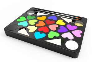 Siêu Tháng Ba Mới Tùy Chỉnh Sinh Thái Tổ Chức Sự Kiện Halloween Trẻ Em Neon Phát Sáng Trong Bóng Tối Quân Sự Waterbased Tạo Nên Khuôn Mặt Sơn - Product Image 3