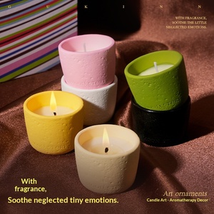 Long Lasting Scented <b>Candle</b> With Diffuser Stone Luxury Home Decor Aromatherapy <b>Candle</b> Gift <b>Set</b> Wholesale - Product Image 3