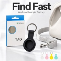 Etiqueta de Rastreo GPS para Mascotas Compatible con el Sistema Antipérdida FindMy, Sin Cuota de Suscripción, Resistente al Agua IP67, Localizador de Llaves Inalámbrico