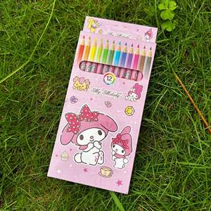 Coffret Cadeau de Crayons de <span class=keywords><strong>Couleur</strong></span> en Bois 12 Couleurs pour <span class=keywords><strong>Dessin</strong></span> et Graffiti d'Enfants, Motif Capybara de <span class=keywords><strong>Dessin</strong></span> Animé, pour le Commerce International - Product Image 6