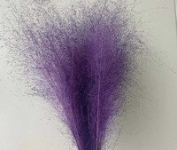 Herbe séchée Herbe de pampa séchée naturelle Décor Boho Wedding Flower Arrangement Muhly Grass Muhlenbergia Capillaris