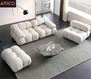 Canapé minimaliste italien rétro Module <span class=keywords><strong>Mario</strong></span> Combinaison gratuite Ensembles de canapés de salon - Product Image 1