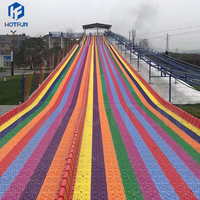 Manèges de fête foraine, manèges de parc, toboggan sec arc-en-ciel, équipement extérieur commercial pour enfants, toboggan arc-en-ciel à vendre