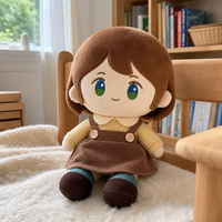 Poupée en peluche personnalisée Kawaii avec plusieurs tenues adorables, vêtements et jupes amovibles, figurine mini Chibi en peluche