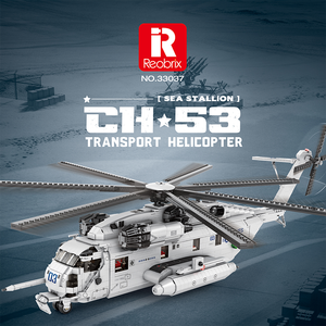 Reobrix CH-53E Super Étalon Sea <span class=keywords><strong>Dragon</strong></span> Hélicoptère Modèle Bloc de Construction Ensemble 2193p Blanc Marines Livré Détaillants En Vrac Éducateurs - Product Image 3