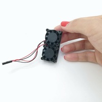 Toptan ahududu Pi Pi 2 Pi 3 Model B çift soğutma fanı