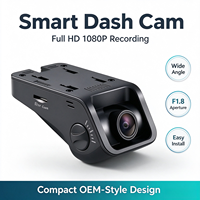 Caméra embarquée intelligente Z00 970 008 1080P HD WiFi DVR pour voiture, vision nocturne grand angle F1.8, enregistrement en boucle