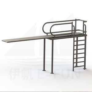 Planches de saut <span class=keywords><strong>pour</strong></span> <span class=keywords><strong>piscine</strong></span> en fibre de verre 1 ensemble EFDB-V001 1,0 à 2,0 m 90 kg E-FUN Certificat SGS Blanc 30 mm - Product Image 4