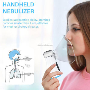 Nebulizador ultrasónico portátil certificado CE, inhalador con pantalla Digital compacta, atomizador, batería incorporada, certificado SGS para el hogar - Product Image 3