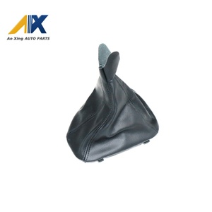New Black Leather <strong>Gear</strong> <strong>Knob</strong> Cover for General Standards Manual Shift Collar Boot with Frame Compatible - Product Image 4