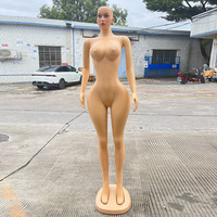 Mannequin Femme Grand Buste Grandes Tailles Mannequin Brésilien Courbé BBL de Guangzhou, Corps Entier en Plastique Couleur Chair avec Tête
