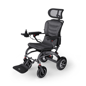 Système de suspension tout-terrain pour une conduite fluide, fauteuil roulant électrique intelligent motorisé pour la mobilité quotidienne en intérieur et en extérieur - Product Image 1