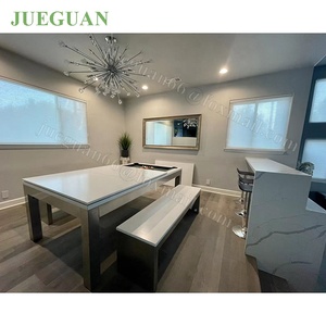 2024 thiết kế mới mô hình hiện đại 304 thép không gỉ ngoài trời 6ft 7ft <span class=keywords><strong>8ft</strong></span> 9ft Slate bi-a bàn bi-a với ăn hàng đầu - Product Image 4