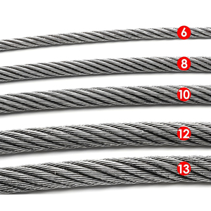 Câble en acier galvanisé haute résistance 35(W)xK7 résistant à la rotation pour grues - Product Image 4