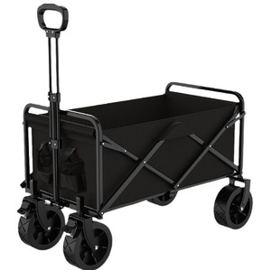 Carrello Wagon da campeggio all'aperto con piattaforma PP, carrello portatile a 4 ruote con struttura impermeabile a rete - Product Image 3