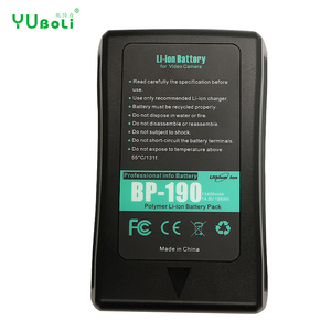 Batterie <span class=keywords><strong>Vlock</strong></span> BP-190 grande capacité 198Wh, alimentation rechargeable pour caméscope professionnel Sony, moniteur, panneau lumineux LED - Product Image 1