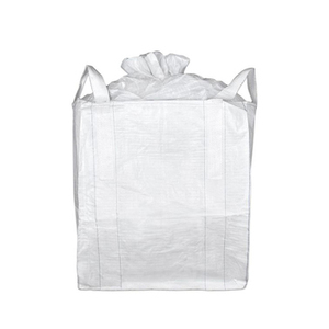 Sac jumbo d'occasion en tissu tubulaire tissé en polypropylène vierge blanc de 1000 kg - Product Image 2