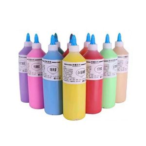Fournitures de peinture artistique personnalisées, acrylique non toxique, 12 couleurs, multi-surfaces, toile, papier, verre, bois, cuir, tissu, pierre, roue chromatique - Product Image 1
