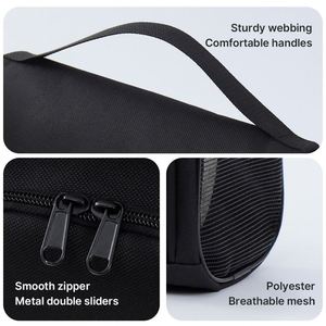 Sac à chaussures de voyage personnalisé, écologique, imperméable, en Oxford avec fermeture éclair et cordon de serrage pour hommes et femmes - Product Image 3