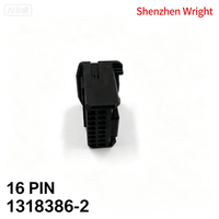 Connecteur femelle TE 1318386-2 2,2 mm 16 broches pour câblage de boîtier électronique automobile, accessoires et bornes de faisceau de câbles