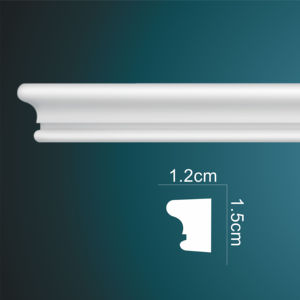 Moulage en polyuréthane ignifuge polyvalent de style <span class=keywords><strong>rococo</strong></span> français, mousse PU imperméable, accent mural intérieur - Product Image 1