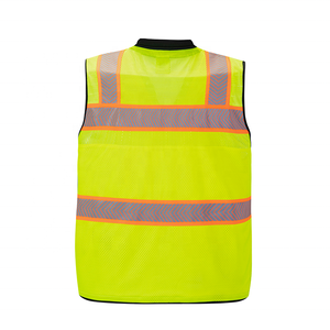 سترة أمان مخصصة من فئة أنسي 2 هاي فيس مع شريط عاكس 5 علامة خاصة شعار مخصص للبناء - Product Image 4