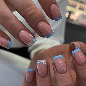 Uñas postizas de gel suave X Press-on, <span class=keywords><strong>cortas</strong></span>, de color sólido, efecto ojo de gato, almendradas, para pegar, puntas de gel para manicura. - Product Image 4