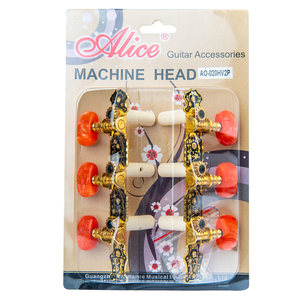 Meccanismo per <span class=keywords><strong>Chitarra</strong></span> Alice AO-020HV2P, Rapporto di Trasmissione 1:14, 3L 3R, Chiavi di Accordatura per <span class=keywords><strong>Chitarra</strong></span> <span class=keywords><strong>Classica</strong></span> - Product Image 5