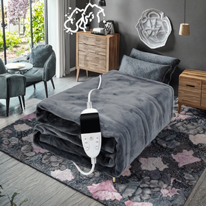 بطانية كهربائية ناعمة قابلة للغسل مبطنة من الفلانيل للاستخدام المنزلي في الشتاء، متوفرة بأحجام مخصصة للسرير الفردي/المزدوج/الكبير - Product Image 6