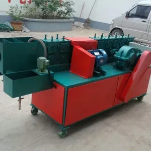 factory independently developed all-in-one steel pipe straightening rust removal and painting machine